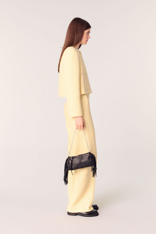 Pochette Miss M pouch en cuir lisse