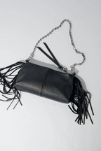 Pochette Miss M pouch en cuir lisse