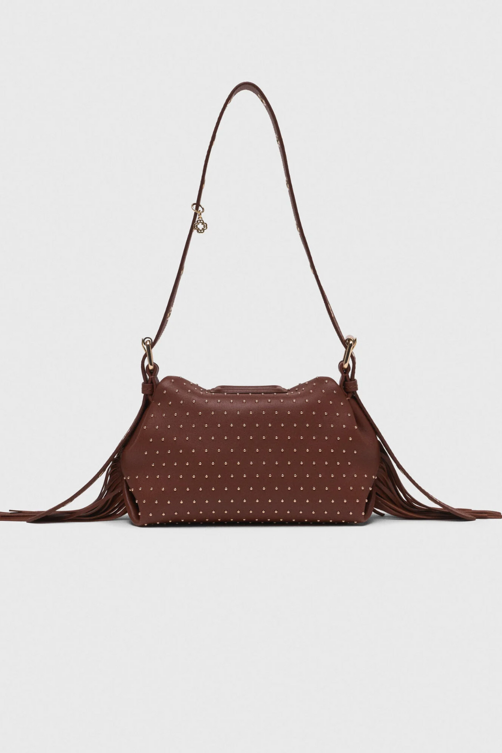 Sac Miss M mini en cuir et studs