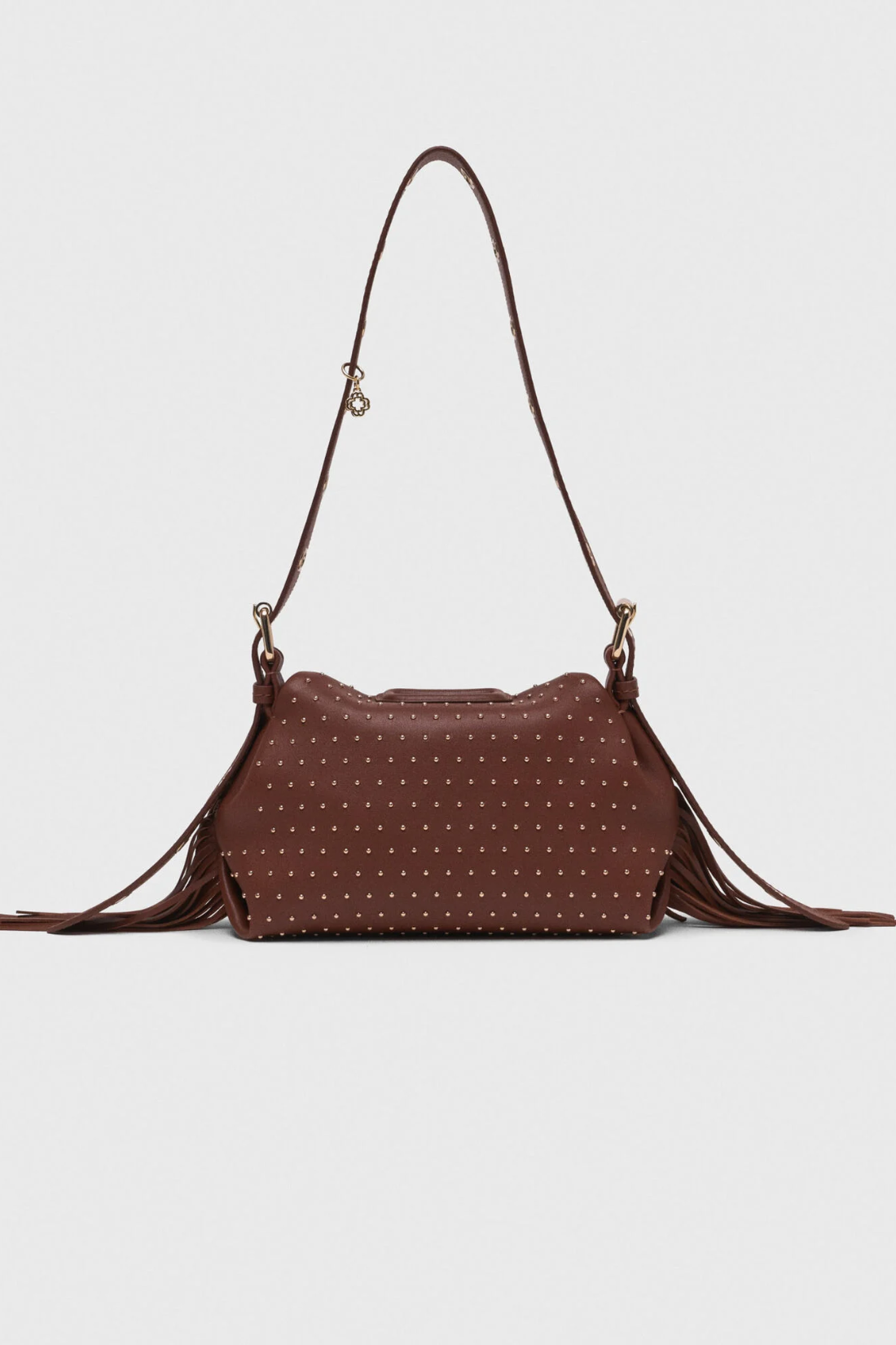 Sac Miss M mini en cuir et studs
