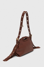 Sac Miss M mini en cuir et studs