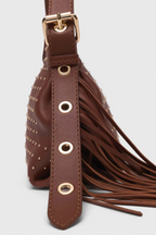 Sac Miss M mini en cuir et studs
