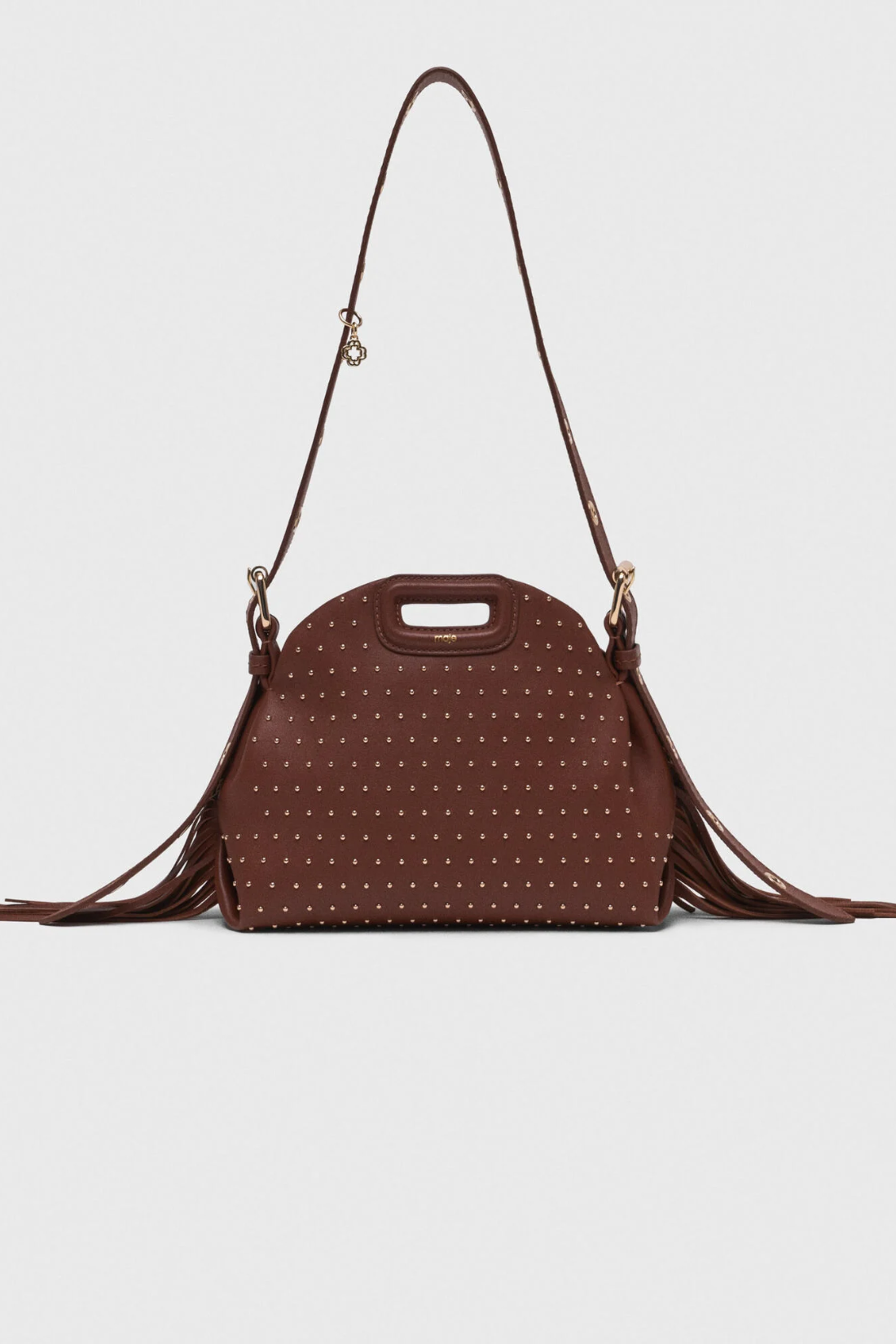 Sac Miss M mini en cuir et studs