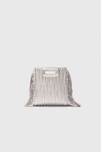 Sac M Mini en cuir matelassé métal