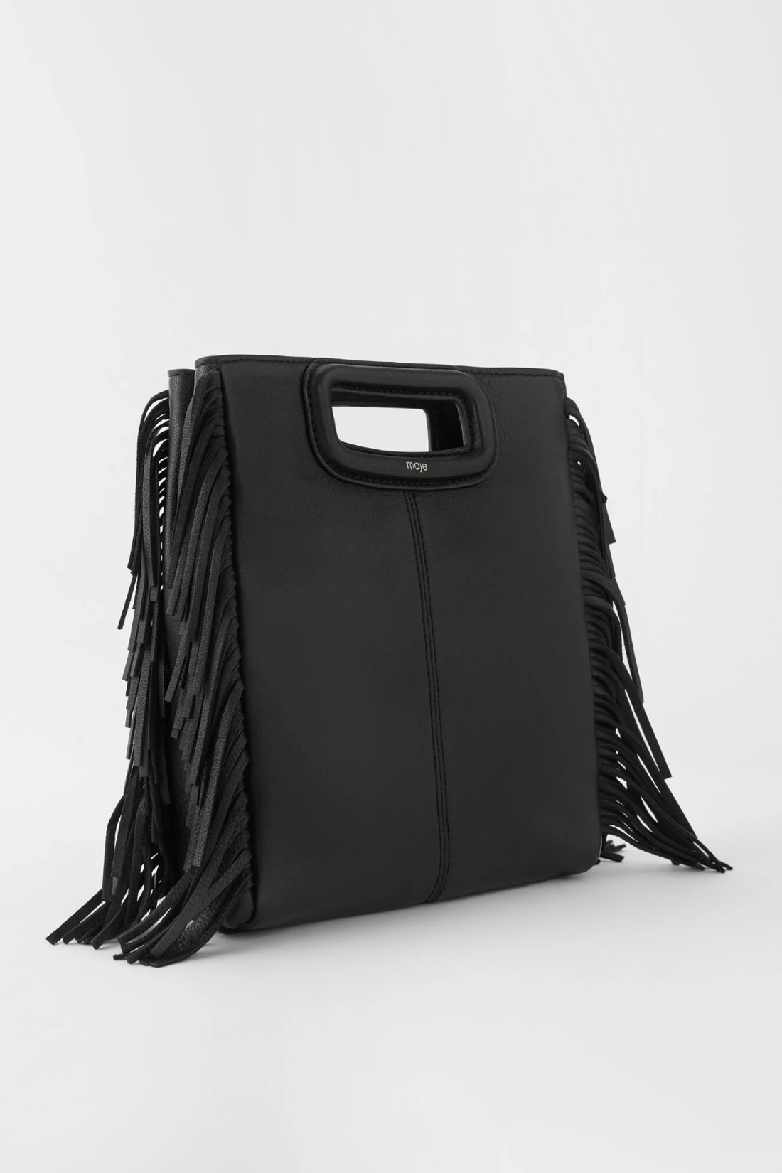 Sac M en cuir à franges