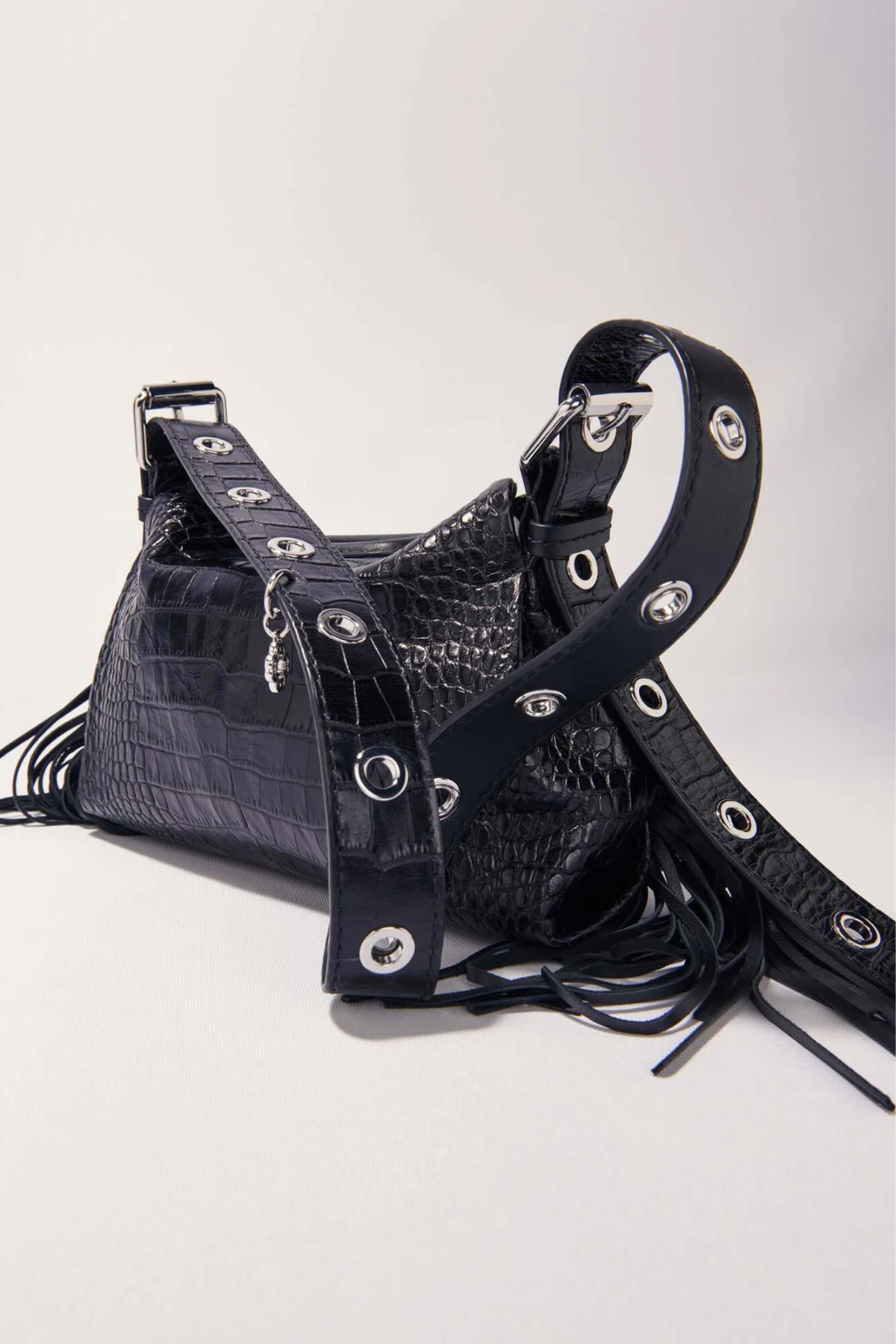 Sac Miss M mini en cuir embossé