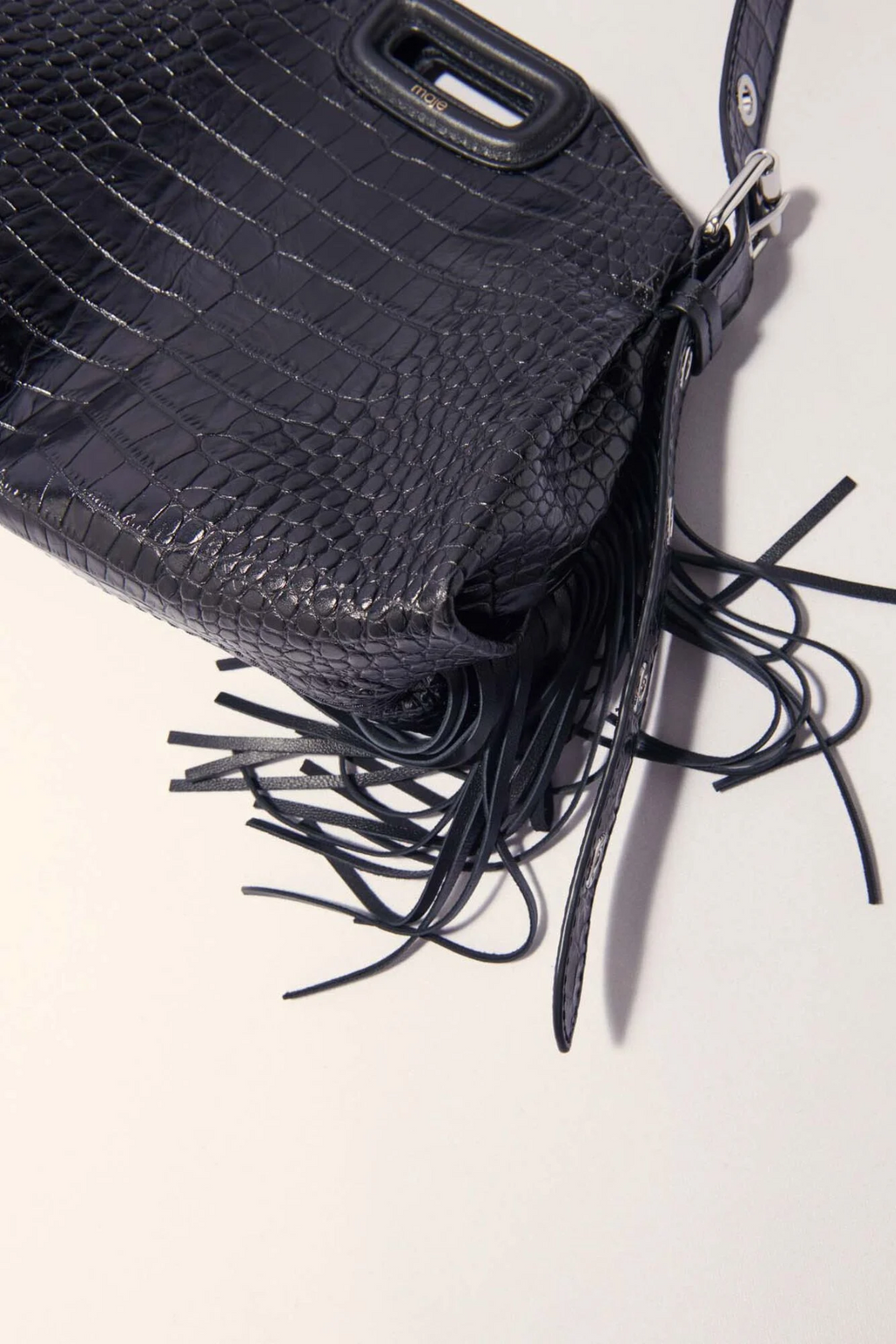 Sac Miss M mini en cuir embossé