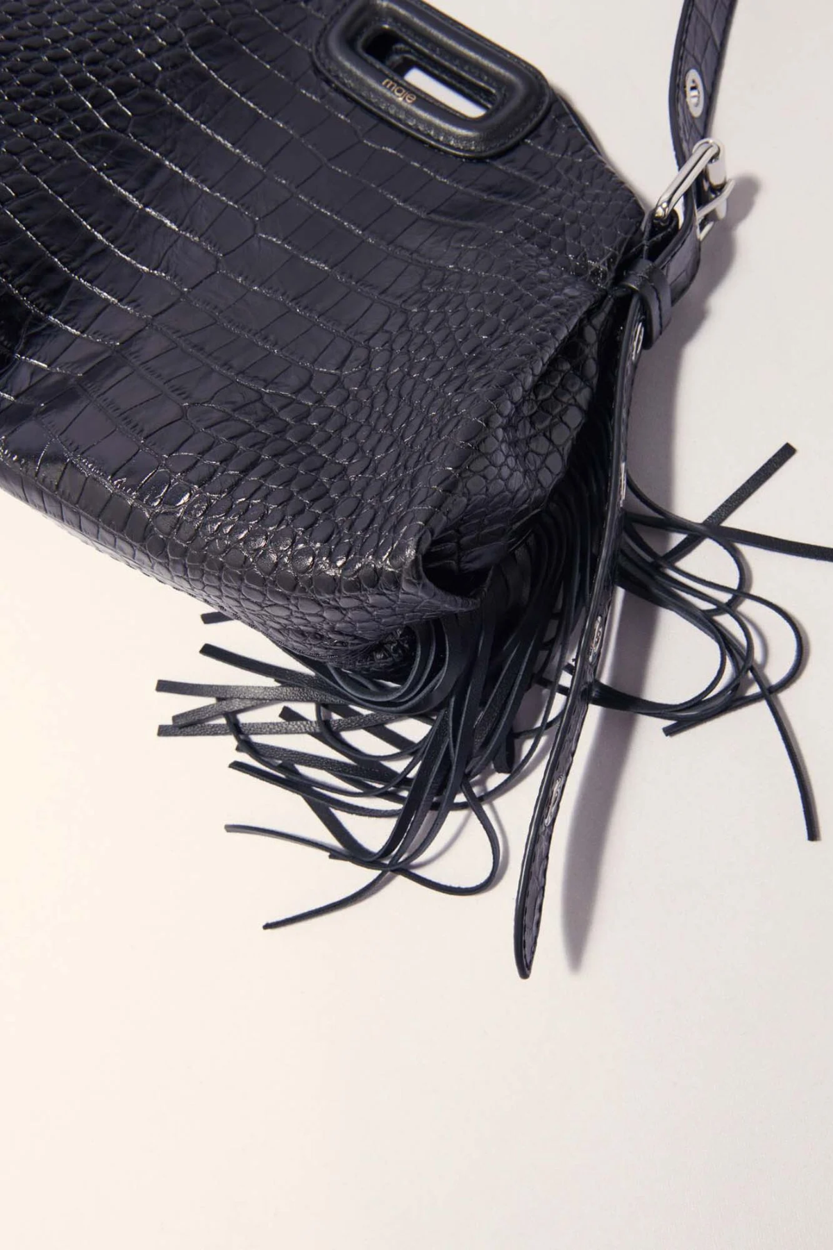 Sac Miss M mini en cuir embossé