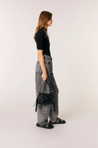 Sac Miss M mini en cuir embossé