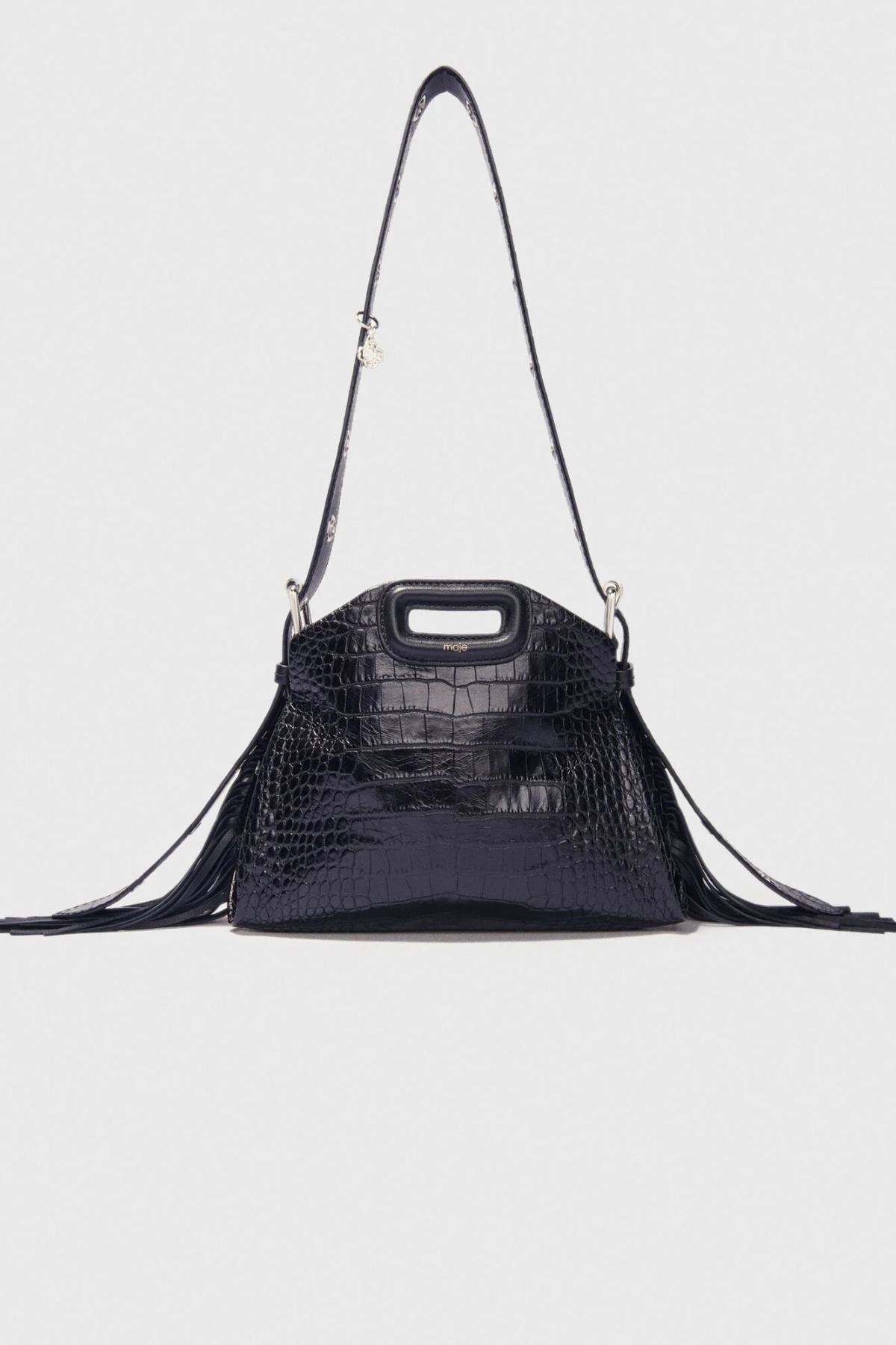 Sac Miss M mini en cuir embossé