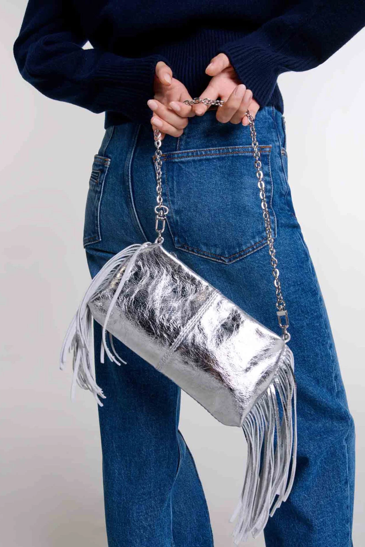 Pochette Miss M pouch en cuir