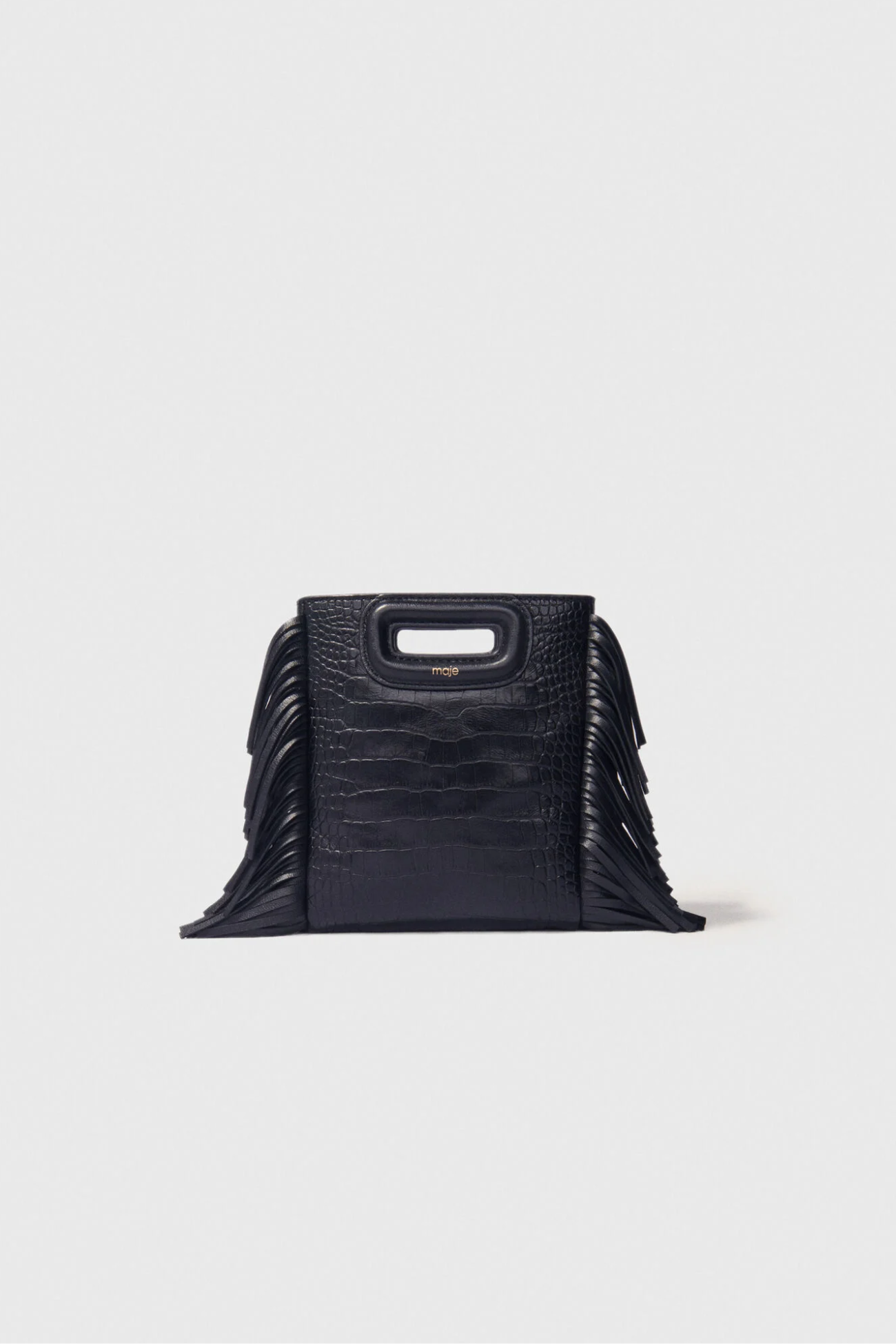 Sac M Mini en cuir effet croco