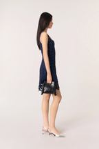 Sac M Mini en cuir effet croco