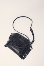 Sac M Mini en cuir effet croco