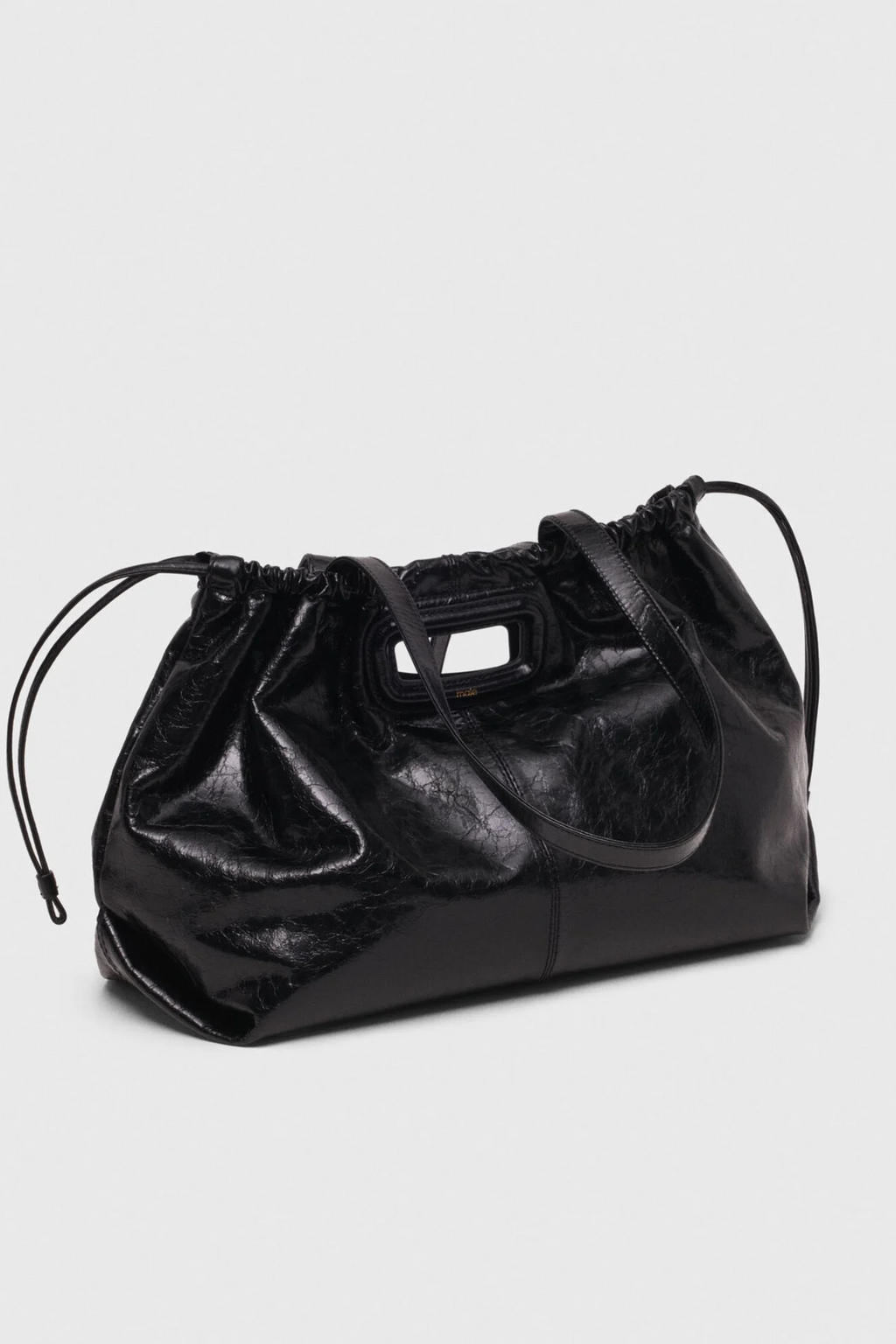 Sac M tote en cuir craquelé