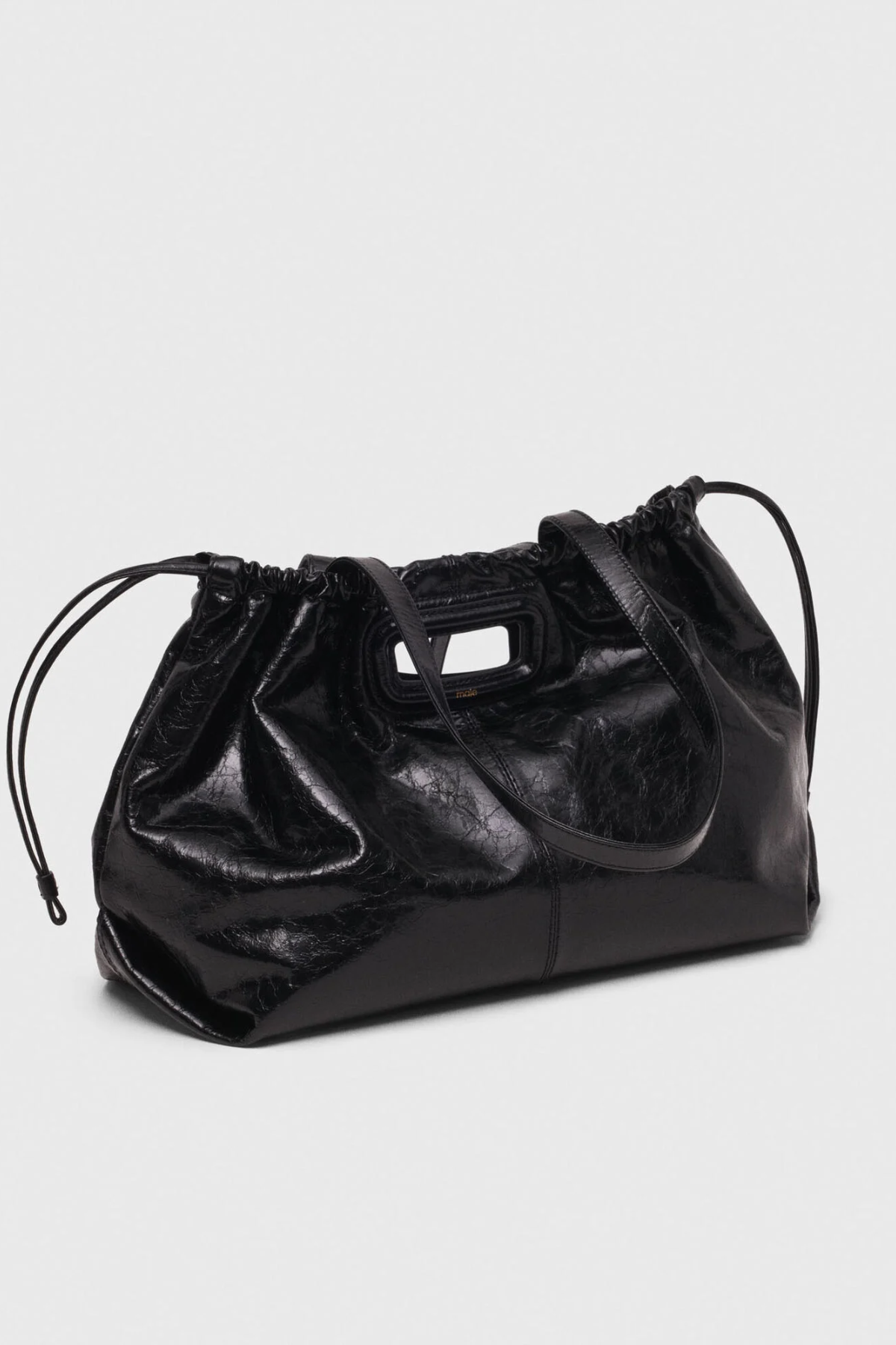 Sac M tote en cuir craquelé