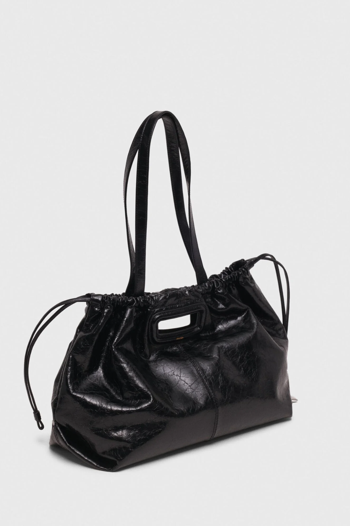 Sac M tote en cuir craquelé