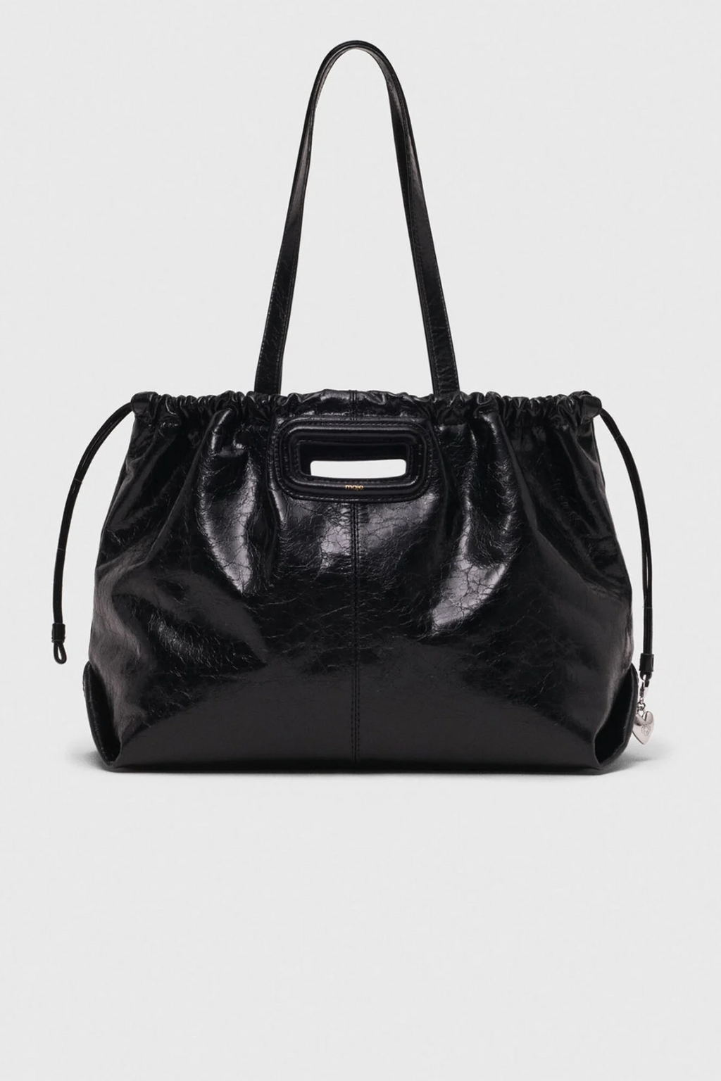 Sac M tote en cuir craquelé