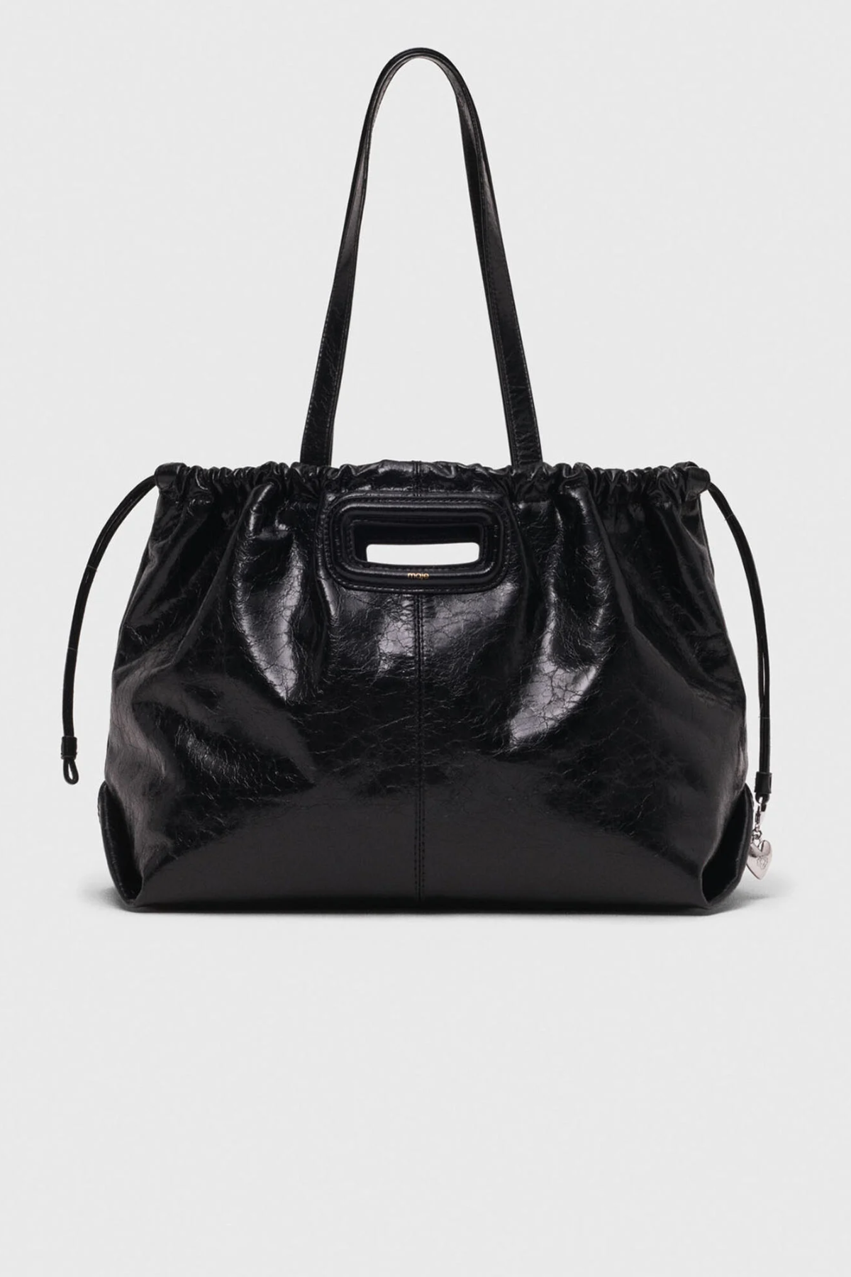 Sac M tote en cuir craquelé