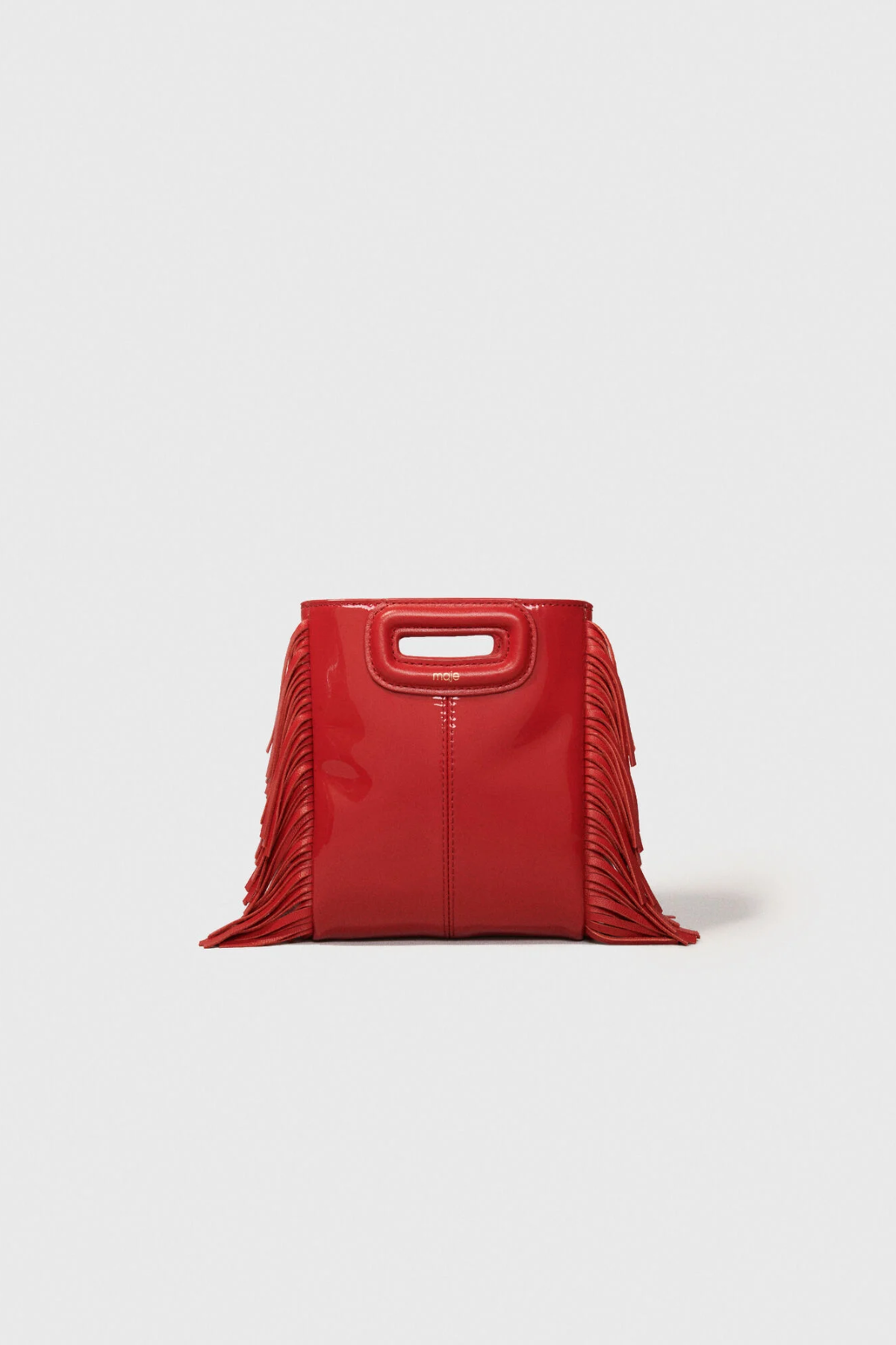 Sac M Mini en cuir verni