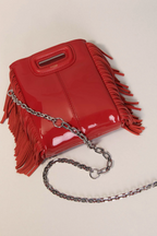 Sac M Mini en cuir verni