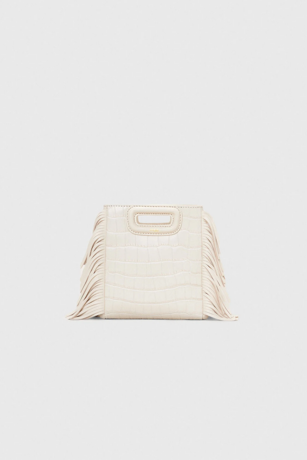 Sac M Mini en cuir effet croco