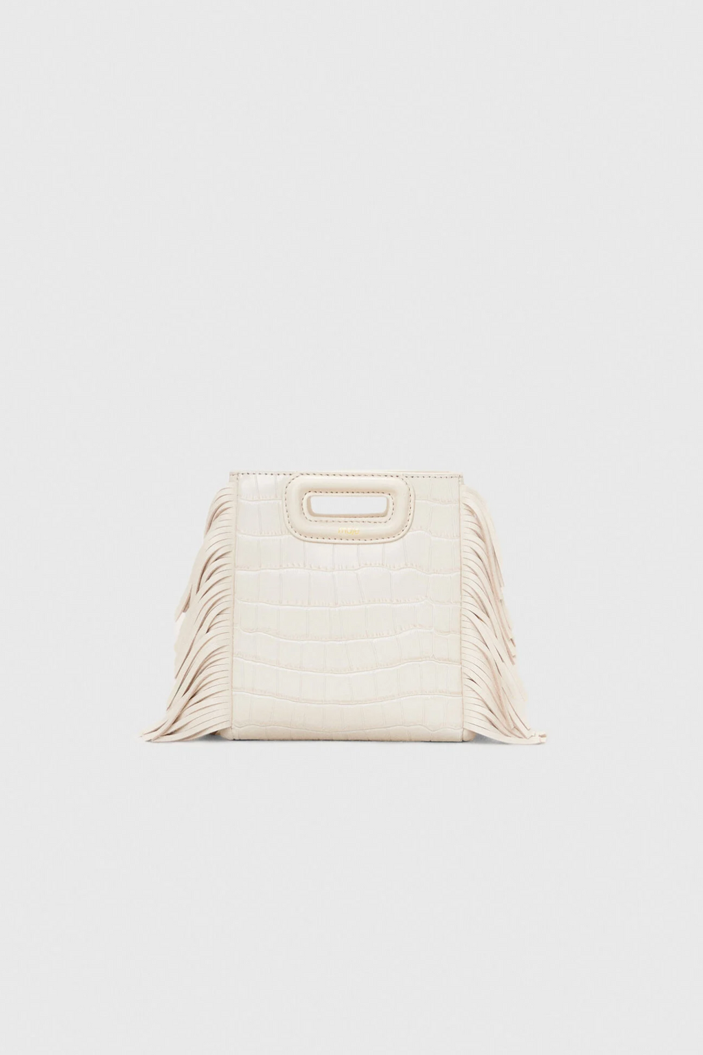 Sac M Mini en cuir effet croco