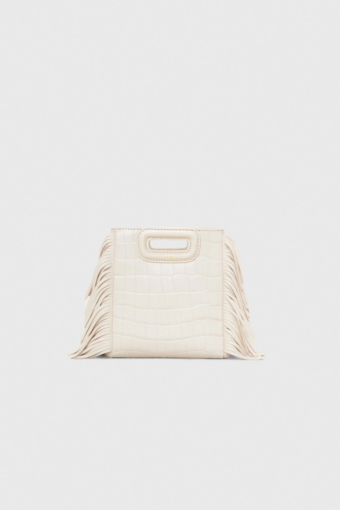 Sac M Mini en cuir effet croco