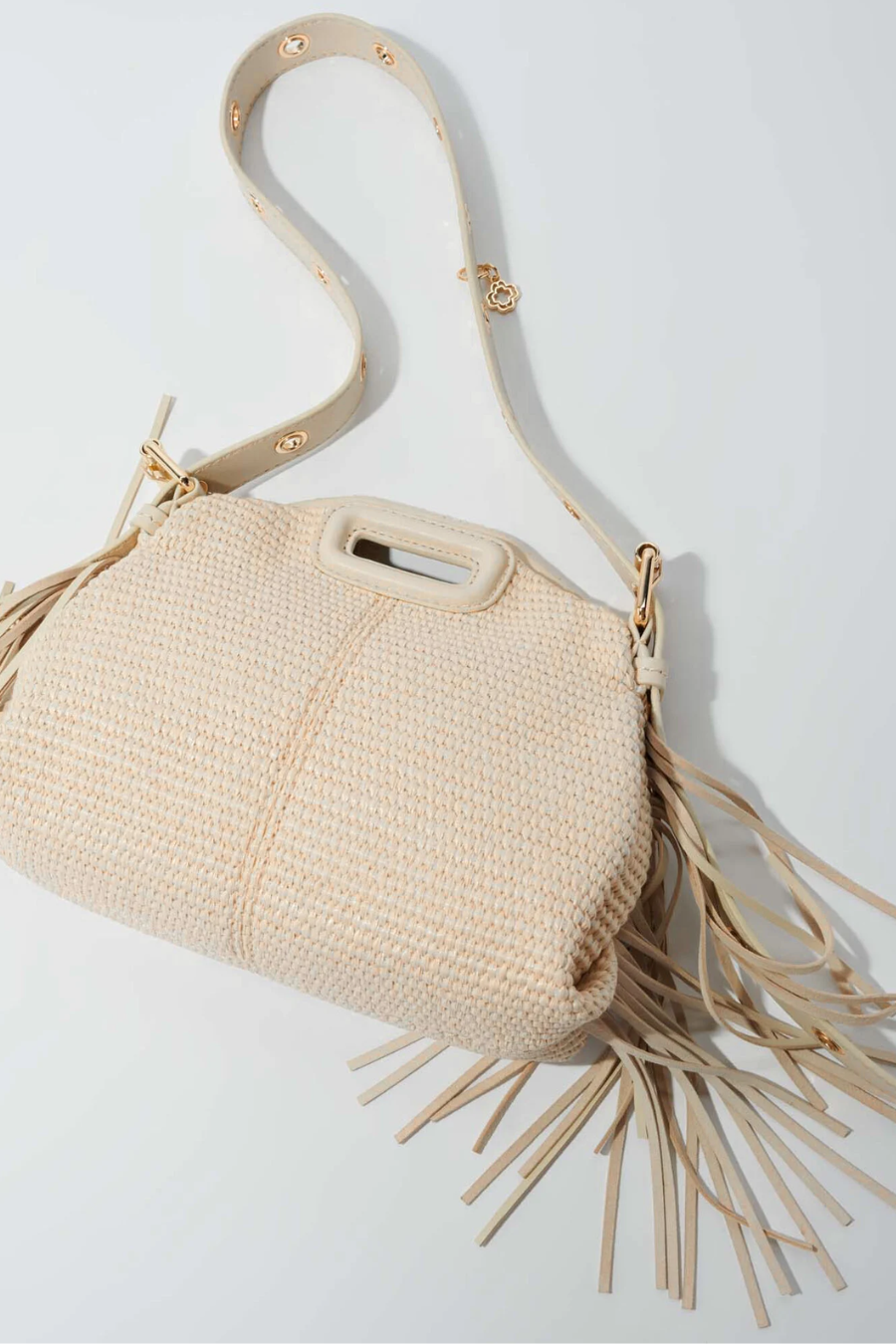 Sac Miss M Mini effet raphia