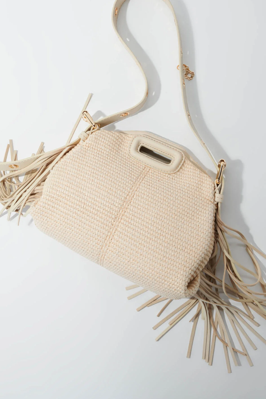 Sac Miss M Mini effet raphia