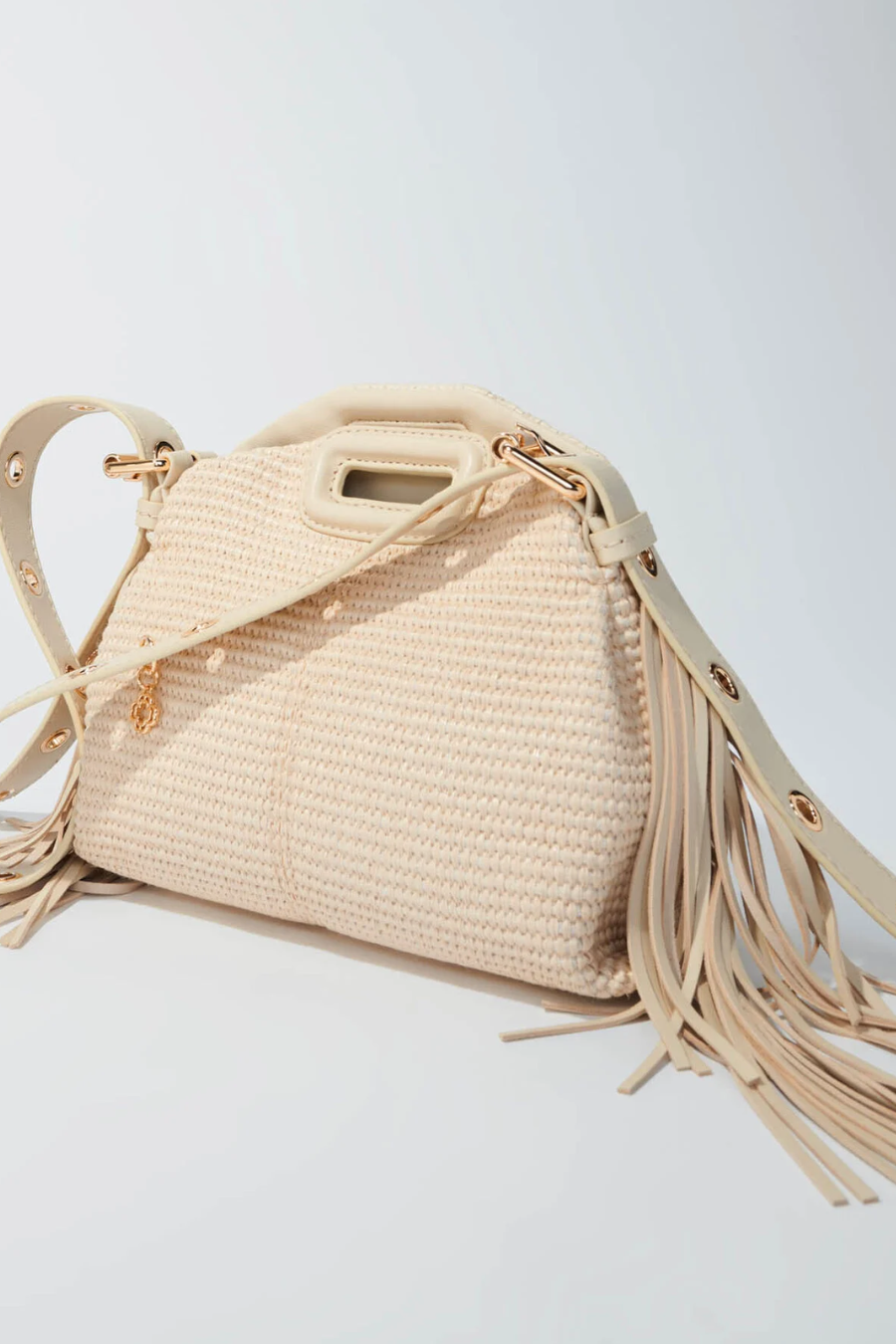 Sac Miss M Mini effet raphia