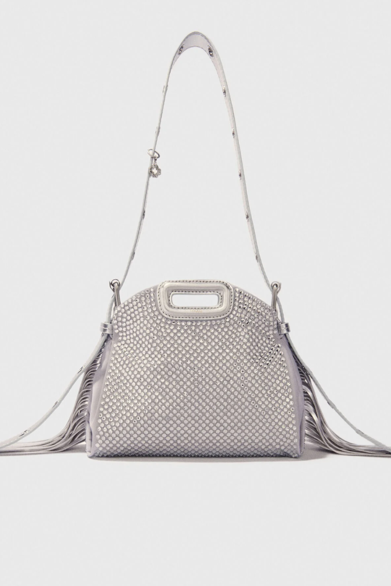 Sac Miss M Mini métal à strass