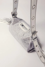 Sac Miss M Mini métal à strass