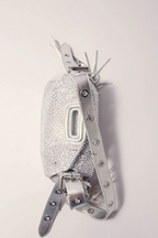 Sac Miss M Mini métal à strass