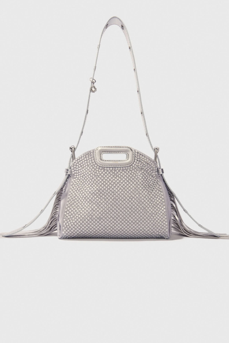Sac Miss M Mini métal à strass