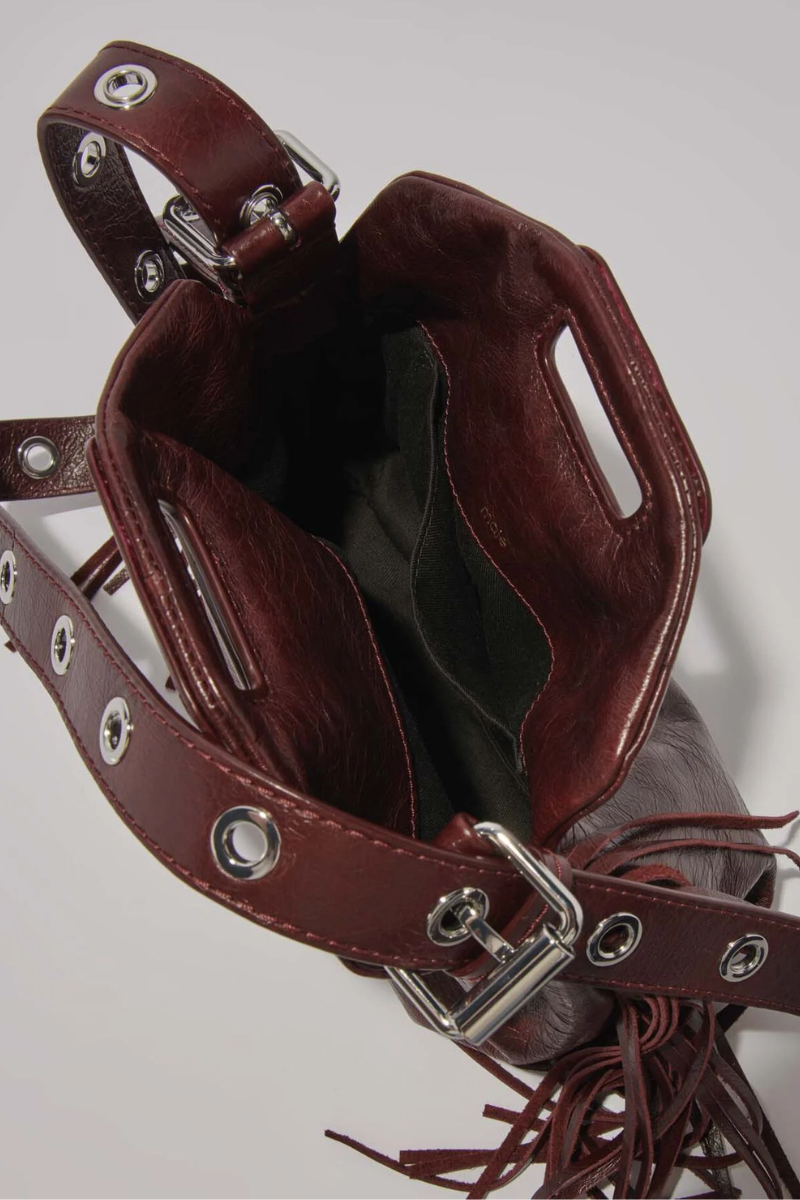 Sac Miss M Mini en cuir craquelé