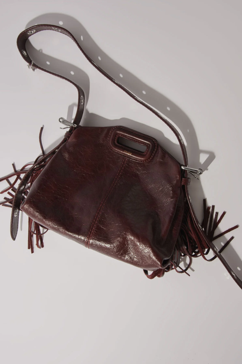 Sac Miss M Mini en cuir craquelé