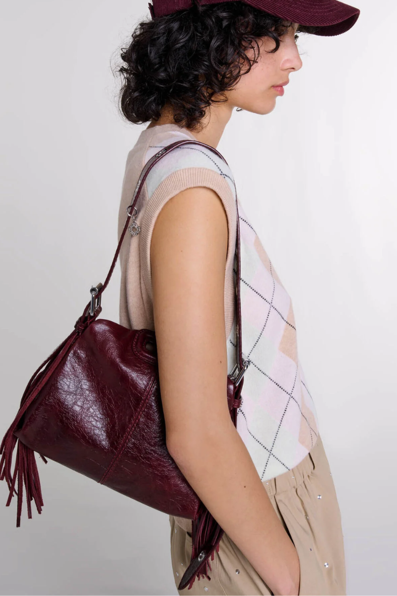 Sac Miss M Mini en cuir craquelé