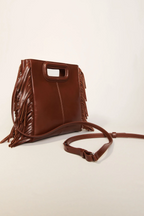Sac M en cuir craquelé