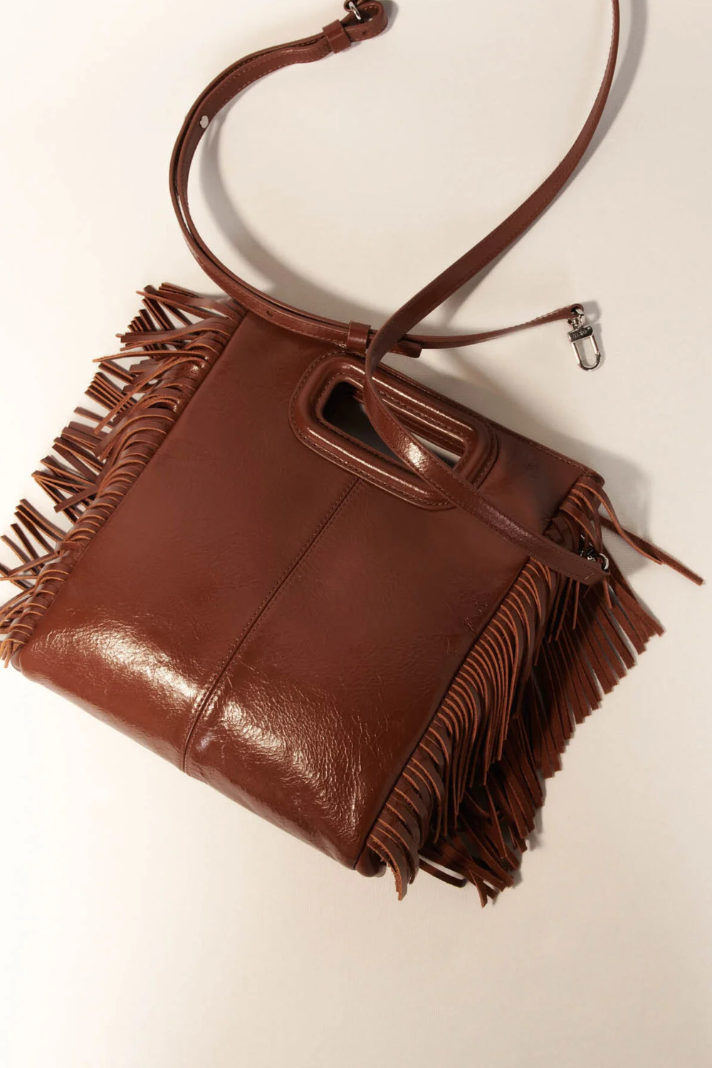 Sac M en cuir craquelé