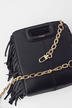 Sac M mini en cuir lisse