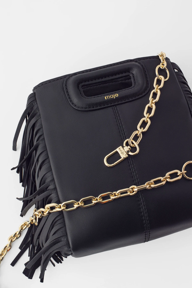 Sac M mini en cuir lisse