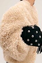 Sac Miss M en suède à studs