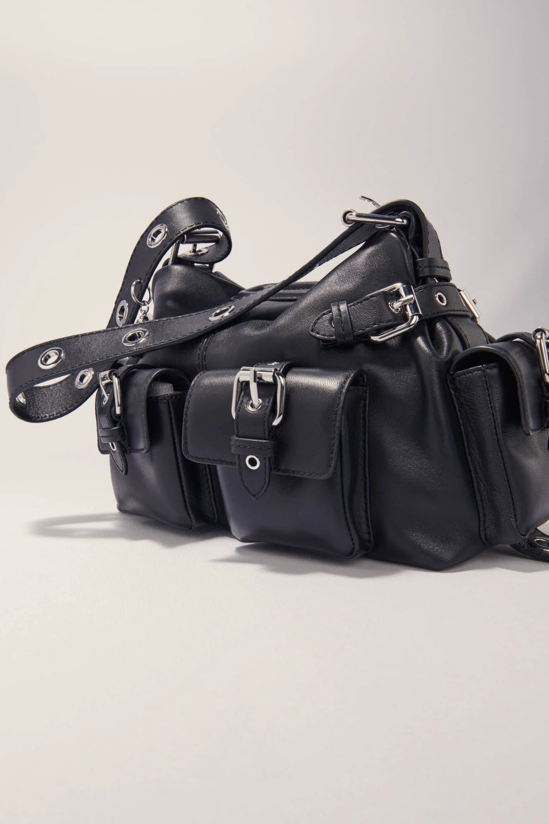 Sac Miss M cargo en cuir